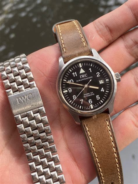 iwc mark xv strap|iwc mark xv bracelet.